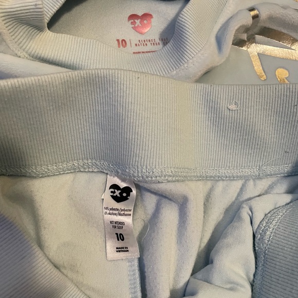 Sz 10 Girl’s Justice velour separates LN - Picture 4 of 4